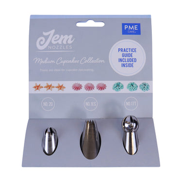 Kit Bico de Confeitar Cupcake Médios 3 un - PME
